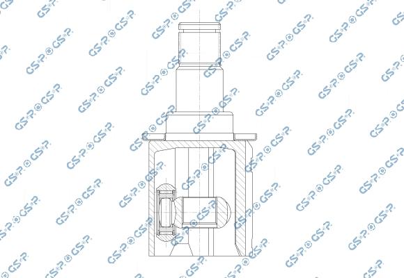 GSP 603357 - Jeu de joints, arbre de transmission droxauto.com