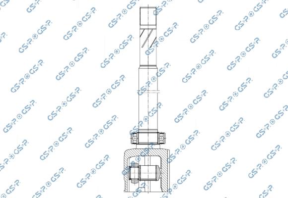 GSP 603741 - Jeu de joints, arbre de transmission droxauto.com