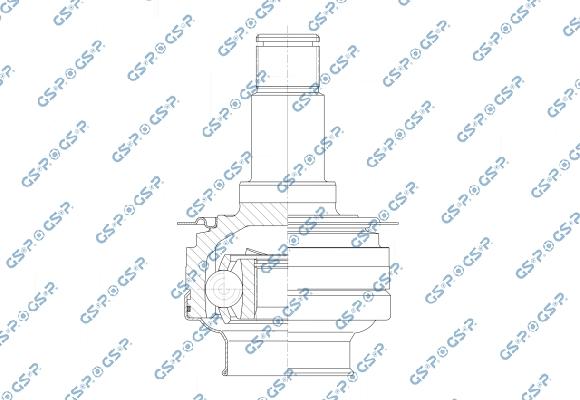 GSP 602646 - Jeu de joints, arbre de transmission droxauto.com