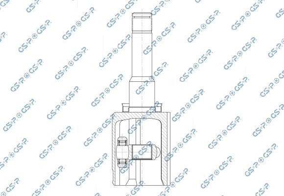 GSP 602318 - Jeu de joints, arbre de transmission droxauto.com