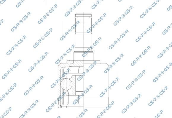 GSP 602287 - Jeu de joints, arbre de transmission droxauto.com