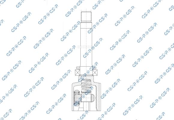 GSP 610157 - Jeu de joints, arbre de transmission droxauto.com