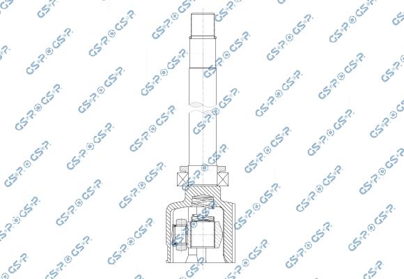 GSP 610167 - Jeu de joints, arbre de transmission droxauto.com