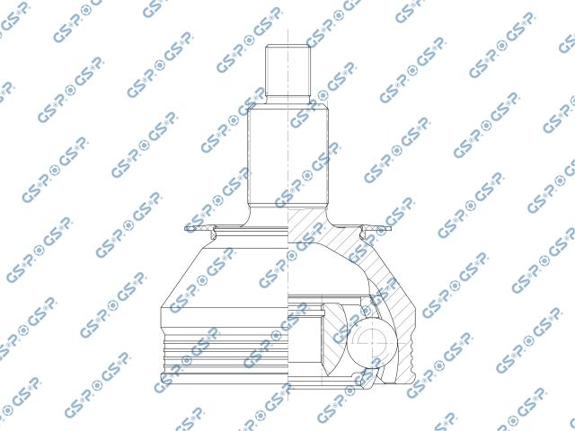 GSP 801744 - Jeu de joints, arbre de transmission droxauto.com