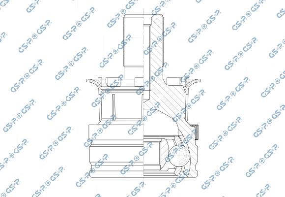 GSP 818306 - Jeu de joints, arbre de transmission droxauto.com