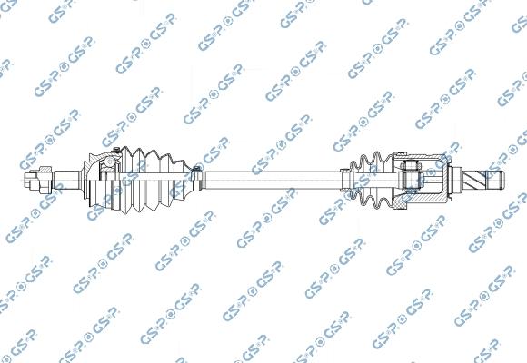 GSP 244079OL - Arbre de transmission droxauto.com