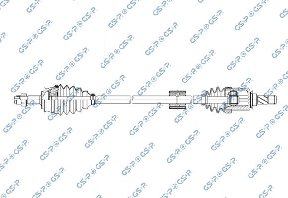 GSP 244078OL - Arbre de transmission droxauto.com