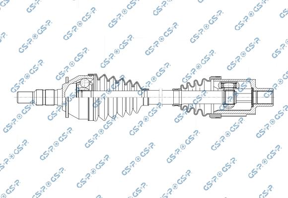 GSP 256650 - Arbre de transmission droxauto.com