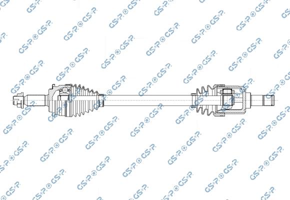 GSP 256868 - Arbre de transmission droxauto.com