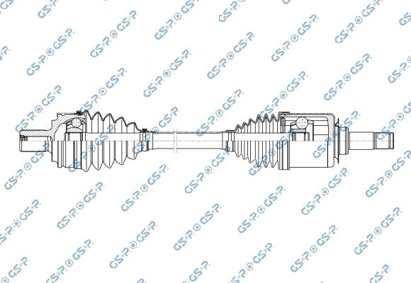 GSP 204451OL - Arbre de transmission droxauto.com