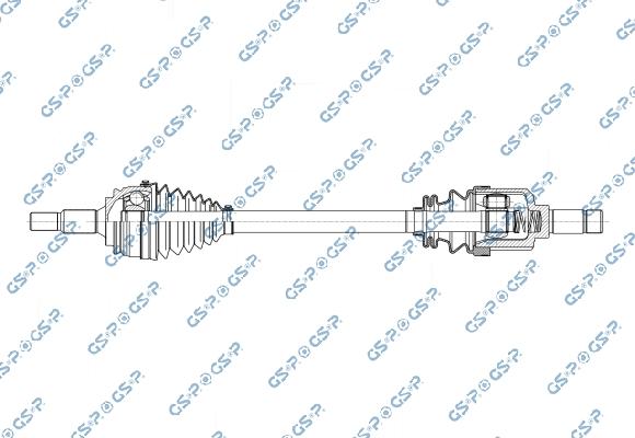 GSP 203608OL - Arbre de transmission droxauto.com