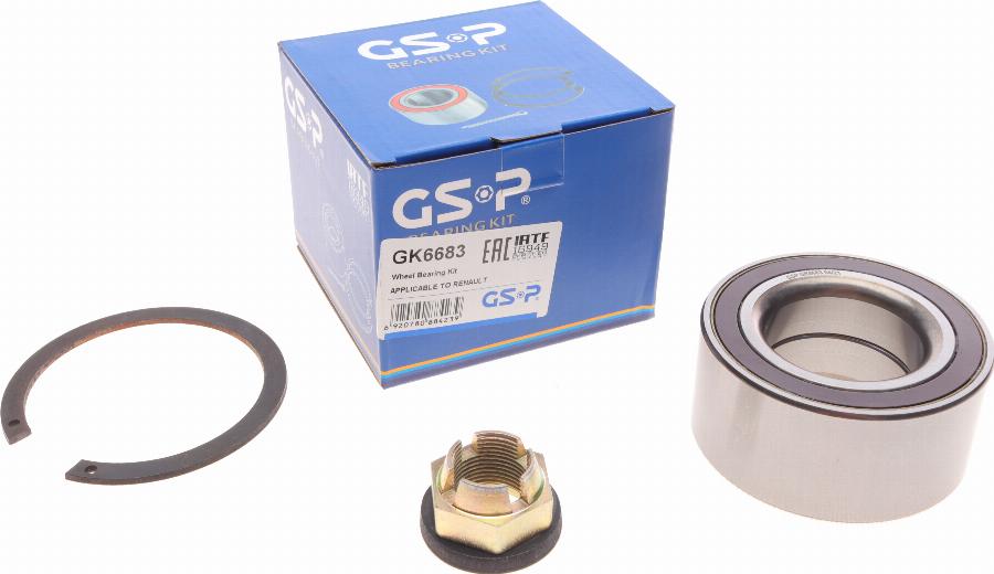 GSP GK6683 - Kit de roulements de roue droxauto.com