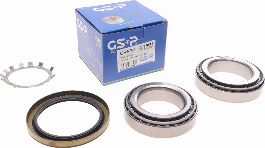 GSP GK6700 - Kit de roulements de roue droxauto.com