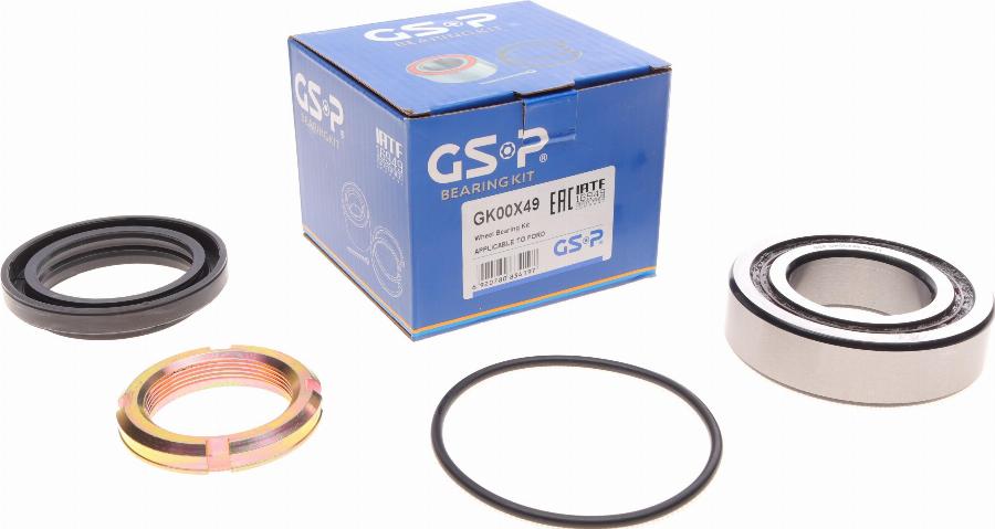 GSP GK00X49 - Kit de roulements de roue droxauto.com
