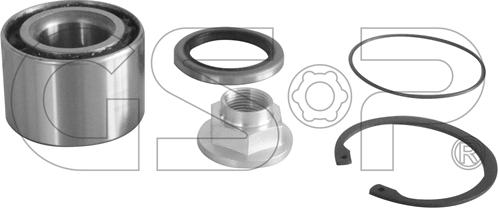 GSP GK00X67 - Kit de roulements de roue droxauto.com