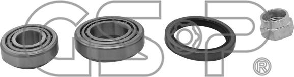 GSP GK00X71 - Kit de roulements de roue droxauto.com