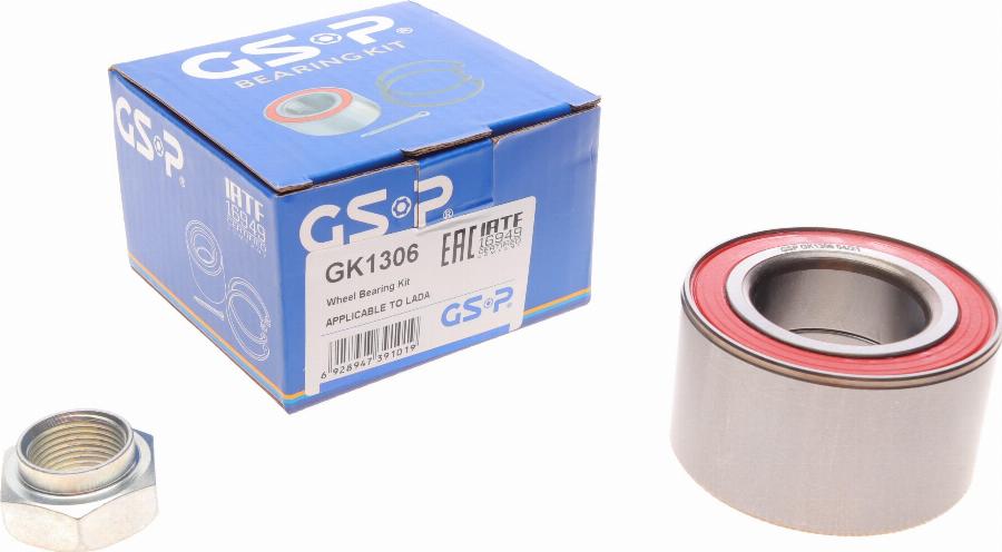 GSP GK1306 - Kit de roulements de roue droxauto.com