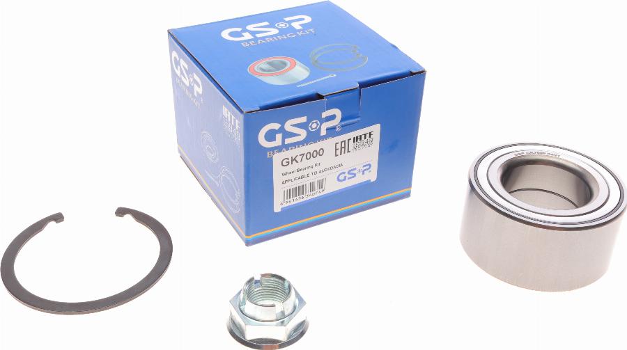 GSP GK7000 - Kit de roulements de roue droxauto.com