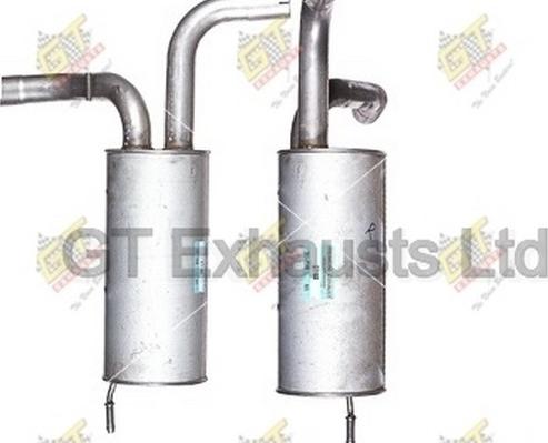 GT Exhausts GCN605 - Silencieux central droxauto.com