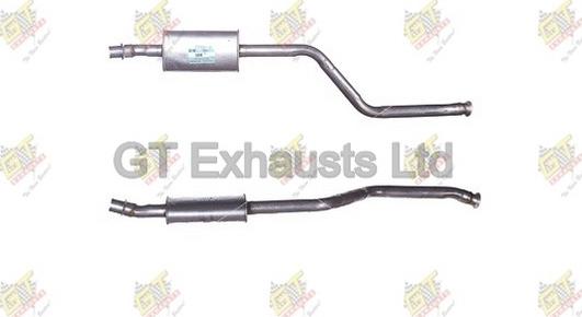 GT Exhausts GCN348 - Silencieux central droxauto.com