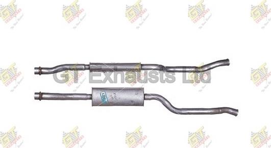GT Exhausts GCN358 - Silencieux central droxauto.com