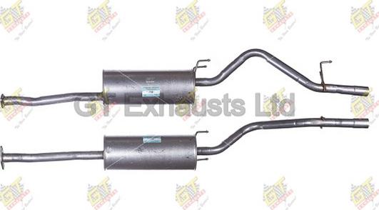 GT Exhausts GTY580 - Silencieux arrière droxauto.com