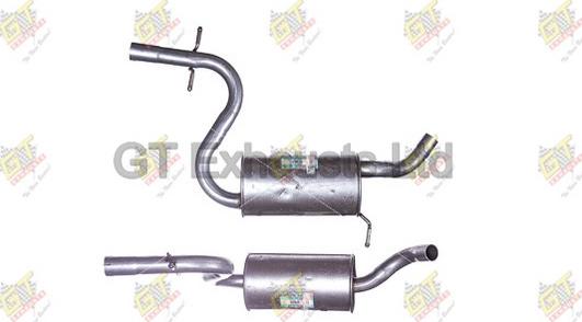 GT Exhausts GVW615 - Silencieux central droxauto.com