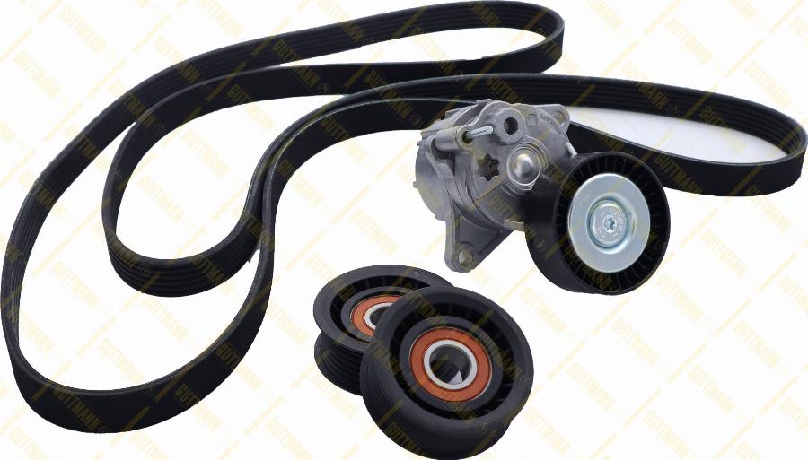 GUTTMANN PVK613 - Jeu de courroies trapézoïdales à nervures droxauto.com