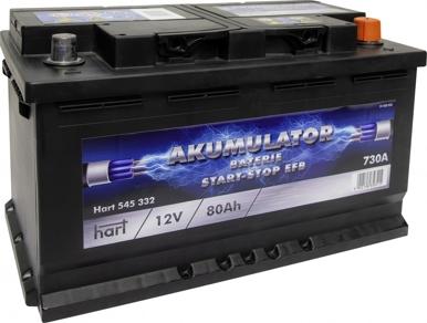 Hart 545 332 - Batterie de démarrage droxauto.com