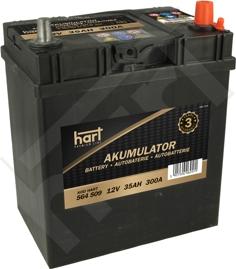 Hart 564 509 - Batterie de démarrage droxauto.com