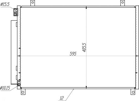 Hart 645 302 - Condensateur, climatisation droxauto.com
