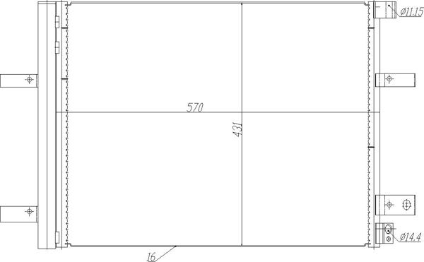 Hart 645 275 - Condensateur, climatisation droxauto.com