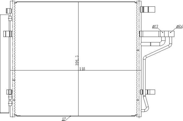 Hart 645 277 - Condensateur, climatisation droxauto.com