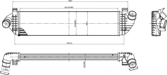 Hart 641 296 - Intercooler, échangeur droxauto.com