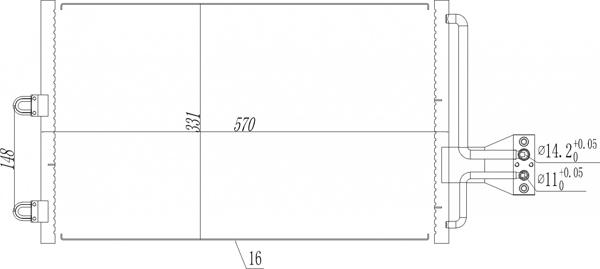 Hart 606 079 - Condensateur, climatisation droxauto.com