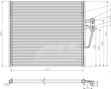 Hart 606 226 - Condensateur, climatisation droxauto.com