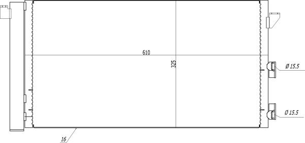 Hart 608 050 - Condensateur, climatisation droxauto.com