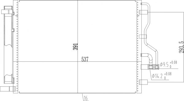 Hart 619 534 - Condensateur, climatisation droxauto.com
