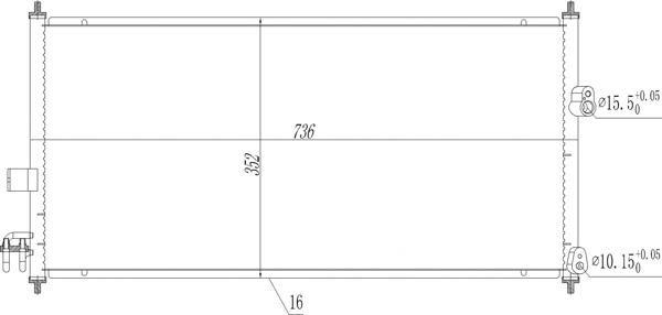 Hart 619 523 - Condensateur, climatisation droxauto.com