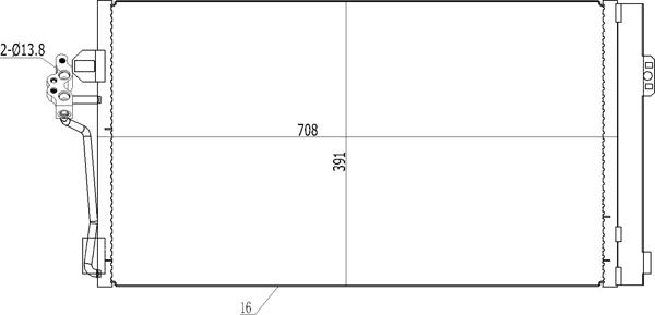 Hart 614 538 - Condensateur, climatisation droxauto.com