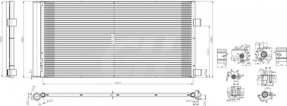 Hart 611 224 - Condensateur, climatisation droxauto.com
