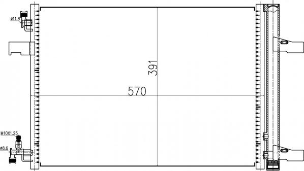 Hart 612 262 - Condensateur, climatisation droxauto.com