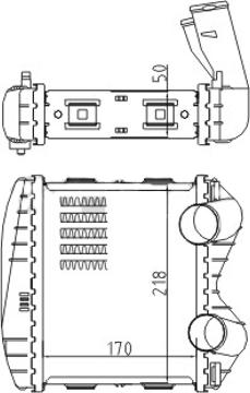 Hart 620 809 - Intercooler, échangeur droxauto.com