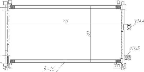 Hart 621 651 - Condensateur, climatisation droxauto.com