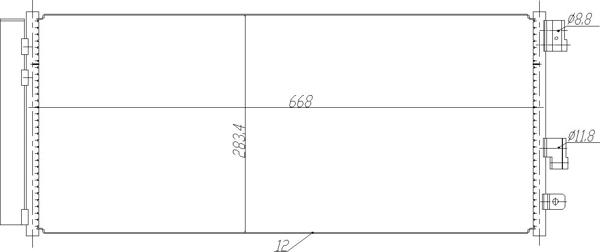 Hart 623 924 - Condensateur, climatisation droxauto.com