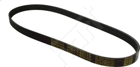 Hart 334 020 - Courroie trapézoïdale à nervures droxauto.com