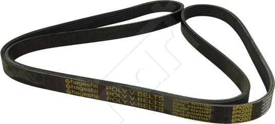 Hart 334 323 - Courroie trapézoïdale à nervures droxauto.com