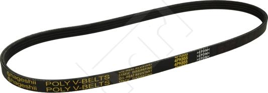 Hart 334 264 - Courroie trapézoïdale à nervures droxauto.com