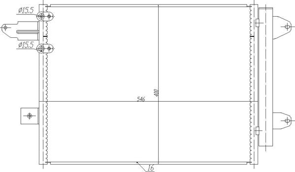 Hart 725 104 - Condensateur, climatisation droxauto.com