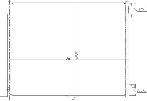 Hart 725 106 - Condensateur, climatisation droxauto.com